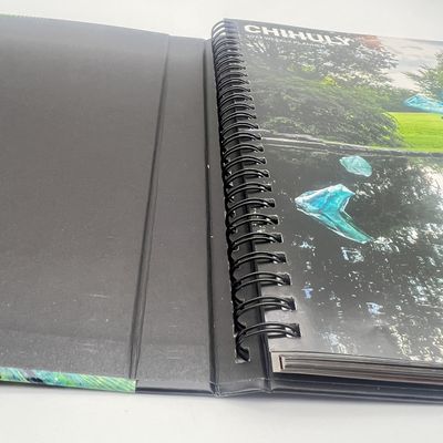 Wire O Casebound Desk Calendar Printing Services Full Concealed CMYK / PMS Color