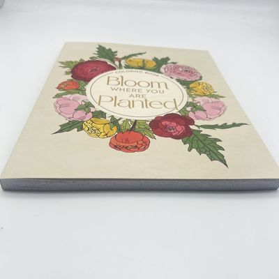 Custom Wire o Binding Paperback Printing Service Full Color For Coloring Book