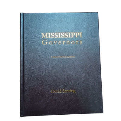 Mississippi Governors | PU Hardcover Catalogue Book with PU Case for Collection and Aesthetic Admiration