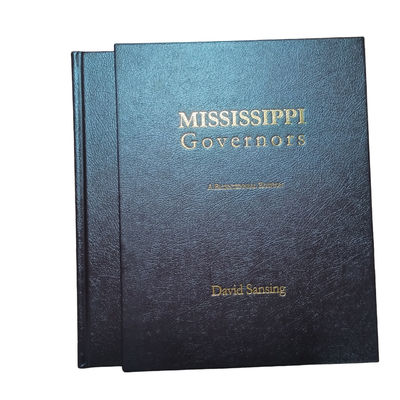 Mississippi Governors | PU Hardcover Catalogue Book with PU Case for Collection and Aesthetic Admiration